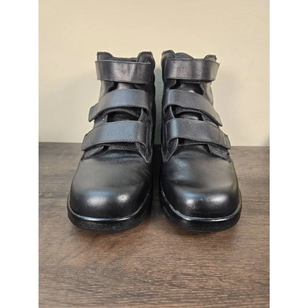 APEX Ambulator Triple Strap Orthotic Diabetic Boot Black Men's Size 10.5 Wide